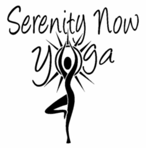 SERENITY NOW YOGA Logo (USPTO, 23.08.2010)