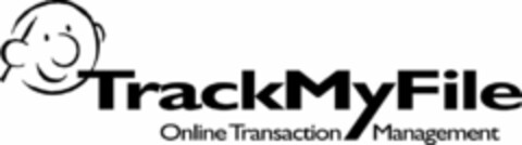 TRACKMYFILE ONLINE TRANSACTION MANAGEMENT Logo (USPTO, 04.11.2010)