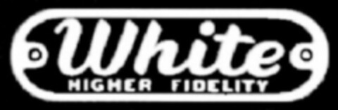 WHITE HIGHER FIDELITY Logo (USPTO, 06/10/2011)