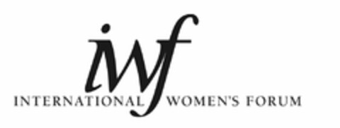 IWF INTERNATIONAL WOMEN'S FORUM Logo (USPTO, 25.08.2011)