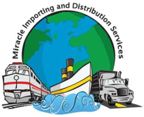 MIRACLE IMPORTING AND DISTRIBUTION SERVICES Logo (USPTO, 31.08.2011)