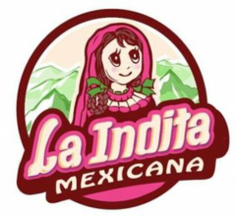 LA INDITA MEXICANA Logo (USPTO, 30.09.2011)