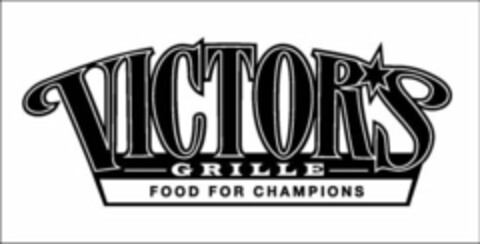 VICTORS GRILLE FOOD FOR CHAMPIONS Logo (USPTO, 27.08.2012)