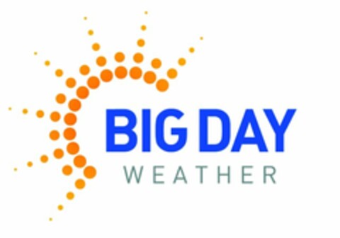 BIG DAY WEATHER Logo (USPTO, 07.10.2012)