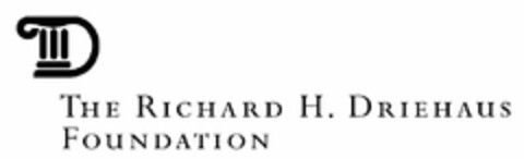 D THE RICHARD H. DRIEHAUS FOUNDATION Logo (USPTO, 12.03.2013)