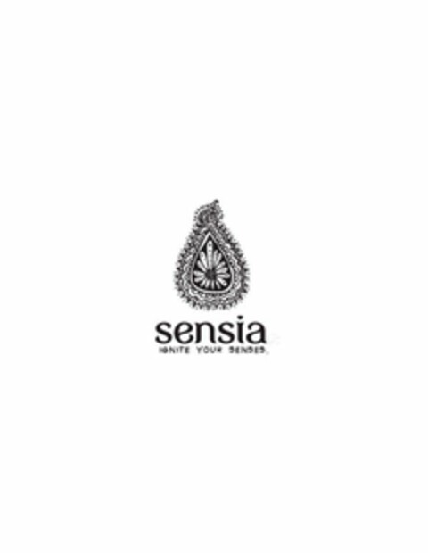 SENSIA IGNITE YOUR SENSES. Logo (USPTO, 19.08.2013)