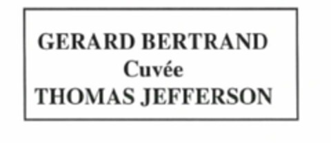 GERARD BERTRAND CUVEE THOMAS JEFFERSON Logo (USPTO, 26.09.2013)