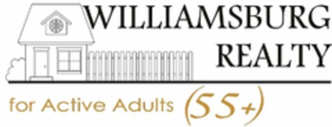 WILLIAMSBURG REALTY FOR ACTIVE ADULTS (55+) Logo (USPTO, 24.04.2014)