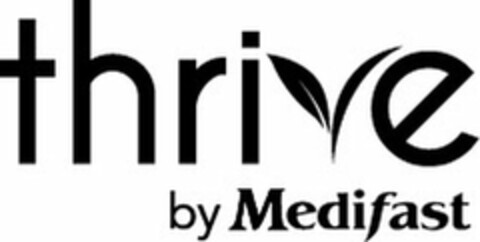 THRIVE BY MEDIFAST Logo (USPTO, 08/05/2014)