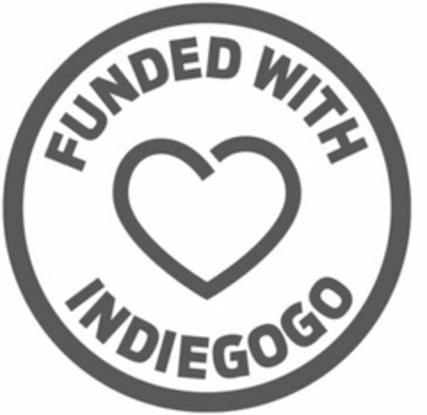 FUNDED WITH INDIEGOGO Logo (USPTO, 09/05/2014)