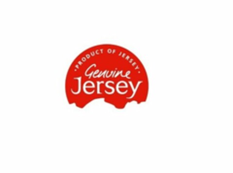 PRODUCT OF JERSEY GENUINE JERSEY Logo (USPTO, 11.12.2014)