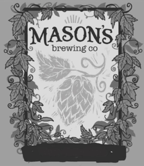 MASON'S BREWING CO Logo (USPTO, 23.02.2015)