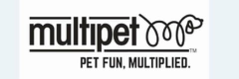 MULTIPET MP PET FUN, MULTIPLIED. Logo (USPTO, 03/22/2016)