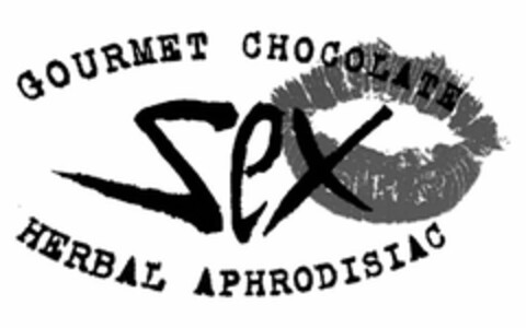 SEX GOURMET CHOCOLATE HERBAL APHRODISIAC Logo (USPTO, 29.09.2016)