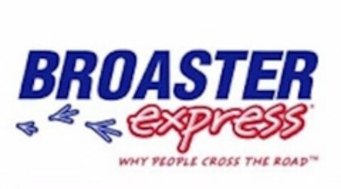 BROASTER EXPRESS WHY PEOPLE CROSS THE ROAD Logo (USPTO, 20.09.2017)