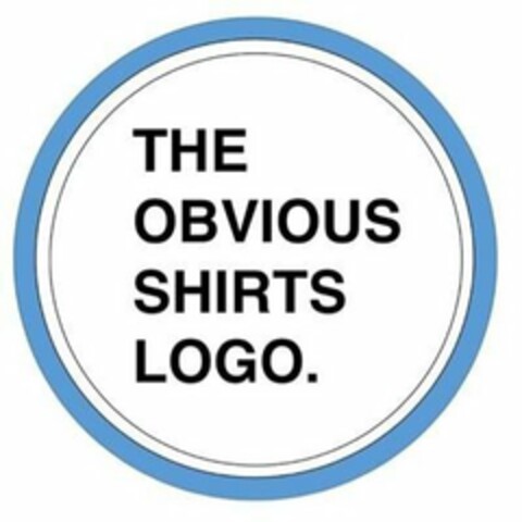 THE OBVIOUS SHIRTS LOGO. Logo (USPTO, 27.09.2017)