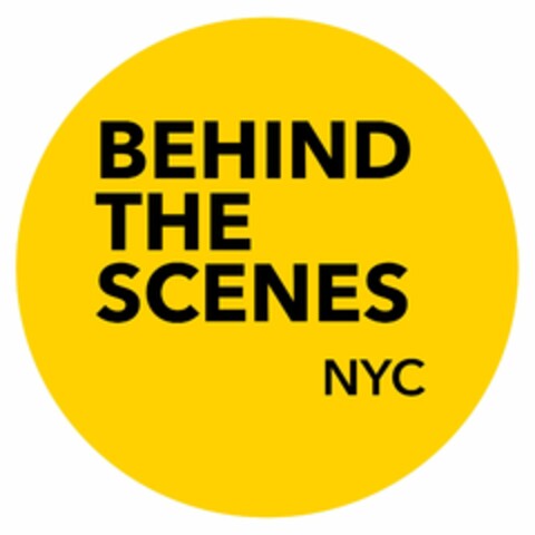 BEHIND THE SCENES NYC Logo (USPTO, 11/07/2017)