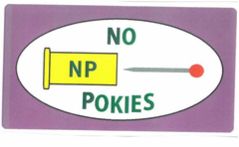 NO POKIES Logo (USPTO, 11.12.2017)