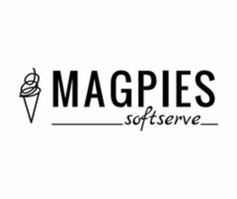 MAGPIES SOFTSERVE Logo (USPTO, 29.05.2018)