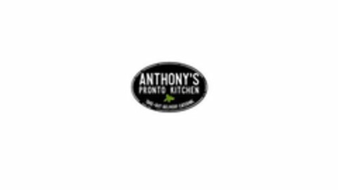 ANTHONY'S PRONTO KITCHEN TAKE-OUT DELIVERY CATERING Logo (USPTO, 07/23/2018)