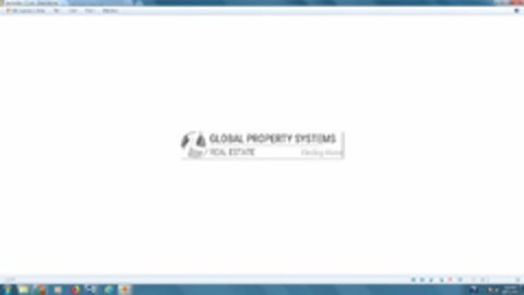 GLOBAL PROPERTY SYSTEMS REAL ESTATE FINDING HOME Logo (USPTO, 16.10.2018)