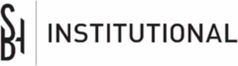 SBH | INSTITUTIONAL Logo (USPTO, 20.12.2018)