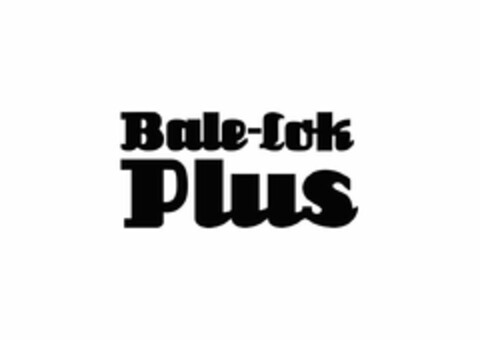 BALE-LOK PLUS Logo (USPTO, 25.03.2019)