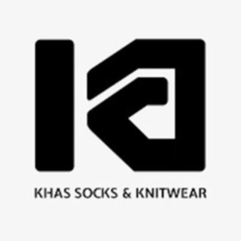 K KHAS SOCKS & KNITWEAR Logo (USPTO, 21.11.2019)