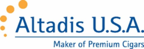 ALTADIS U.S.A. MAKER OF PREMIUM CIGARS Logo (USPTO, 02/07/2020)