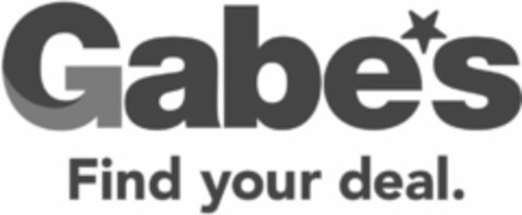 GABE'S FIND YOUR DEAL. Logo (USPTO, 06/16/2020)