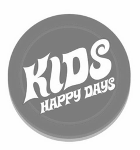 KIDS HAPPY DAYS Logo (USPTO, 15.08.2020)