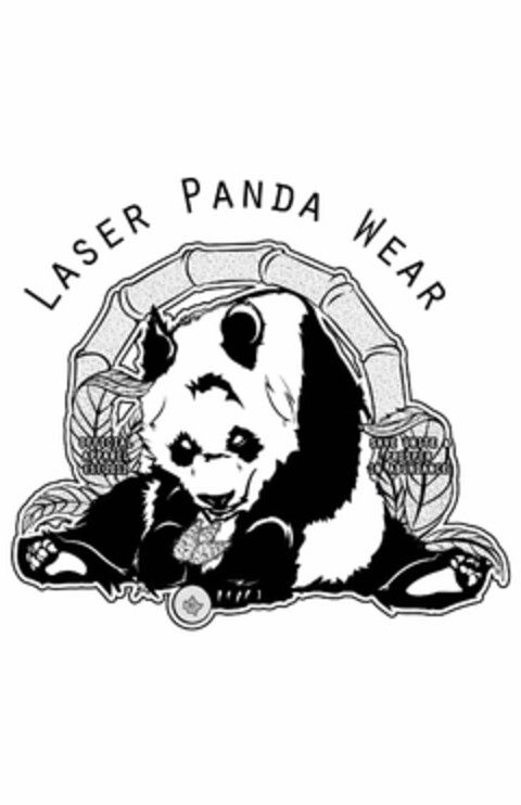 LASER PANDA WEAR OFFICIAL APPAREL EST 2012 SAVE UNITE AND PROSPER IN ABUNDANCE Logo (USPTO, 24.08.2020)