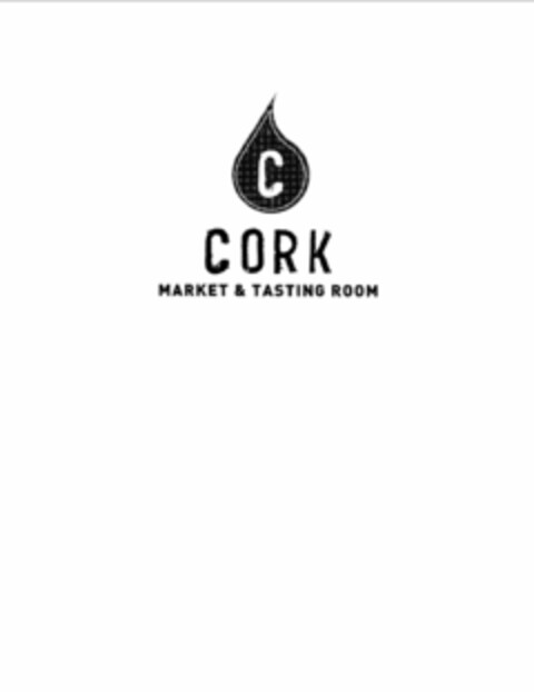 C CORK  WINE BAR & MARKET Logo (USPTO, 28.08.2009)