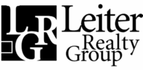 LRG LEITER REALTY GROUP Logo (USPTO, 01.10.2009)