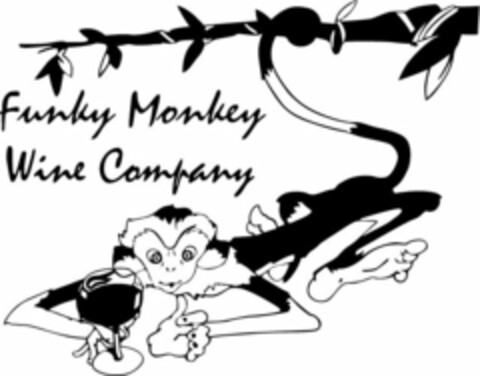 FUNKY MONKEY WINE COMPANY Logo (USPTO, 06.01.2010)