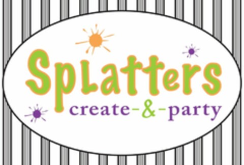 SPLATTERS CREATE-&-PARTY Logo (USPTO, 04.05.2010)