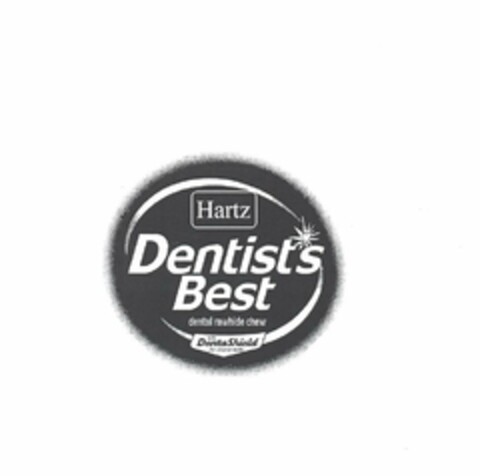HARTZ DENTIST'S BEST DENTAL RAWHIDE CHEW WITH DENTASHIELD FOR CLEANER TEETH Logo (USPTO, 08/06/2010)