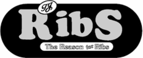 TJ RIBS THE REASON FOR RIBS Logo (USPTO, 20.08.2010)