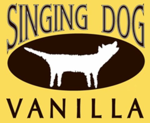 SINGING DOG VANILLA Logo (USPTO, 10/11/2010)