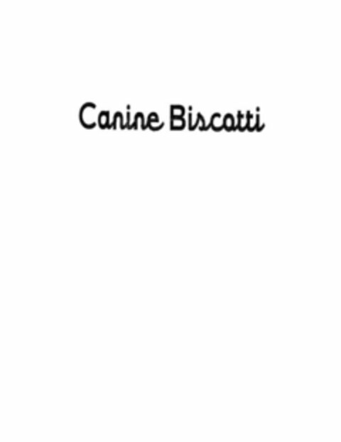 CANINE BISCOTTI Logo (USPTO, 24.03.2011)