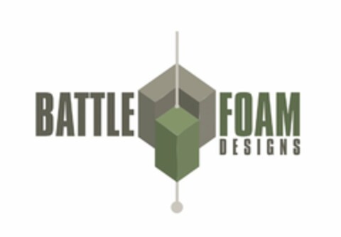 BATTLE FOAM DESIGNS Logo (USPTO, 17.10.2011)