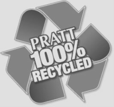 PRATT 100% RECYCLED Logo (USPTO, 11.04.2012)