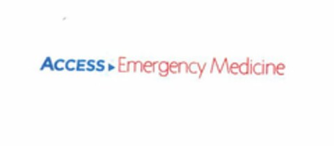 ACCESS EMERGENCY MEDICINE Logo (USPTO, 25.07.2012)