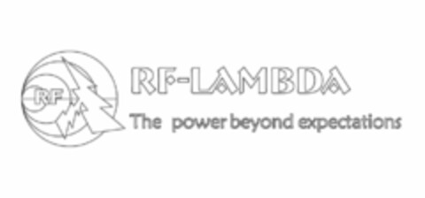 RF RF-LAMBDA THE POWER BEYOND EXPECTATIONS Logo (USPTO, 18.04.2013)