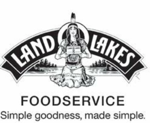 LAND O LAKES FOODSERVICE SIMPLE GOODNESS, MADE SIMPLE Logo (USPTO, 24.09.2013)