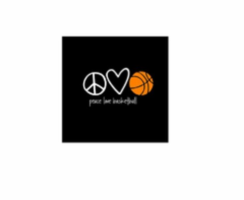 PEACE LOVE BASKETBALL Logo (USPTO, 04/09/2014)