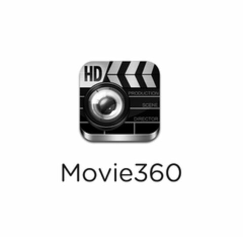 HD PRODUCTION SCENE DIRECTOR MOVIE360 Logo (USPTO, 16.06.2014)