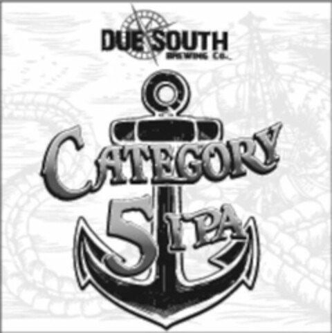 DUE SOUTH BREWING CO. CATEGORY 5 IPA Logo (USPTO, 23.06.2014)