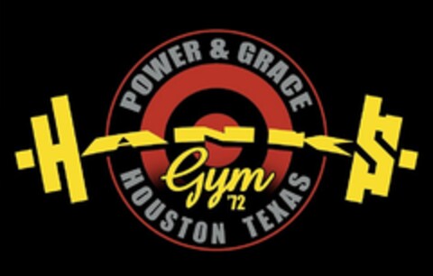 POWER & GRACE HANKS GYM HOUSTON TEXAS '72 Logo (USPTO, 14.04.2015)