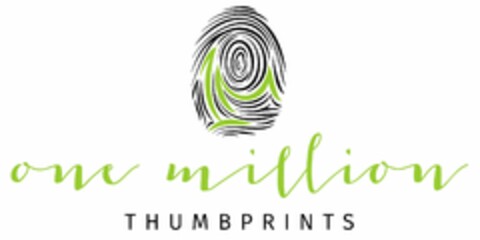 ONE MILLION THUMBPRINTS, 1M Logo (USPTO, 14.07.2015)